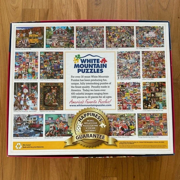 White Mountain Beach Party Puzzle - Picture 3 of 4